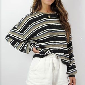 Grey Bandit Long Sleeve Top